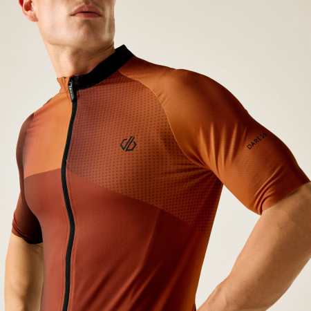 Tricou de ciclism bărbați Dare 2b Lightning Short Sleeve Printed Jersey