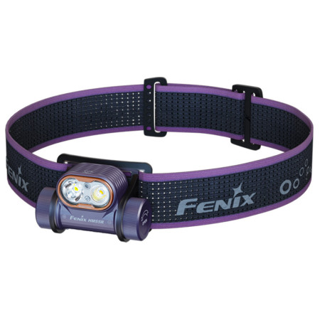 Lanternă frontală Fenix HM55R violet