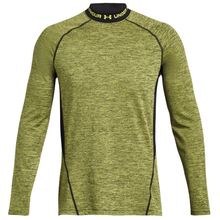 Tricou funcțional bărbați Under Armour CG Armour Twist Mock verde
