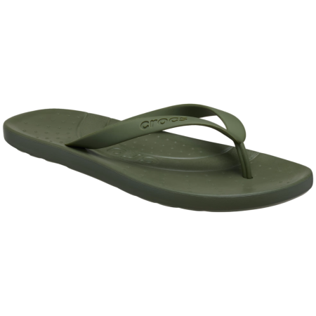 Șlapi Crocs Flip verde închis Army Green