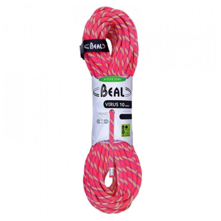 Coardă de alpinism Beal Virus 10 mm 200 m roz pink