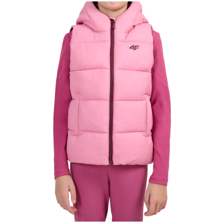 Vestă pentru copii 4F Vest Jacket F370 Light Pink roz Light Pink