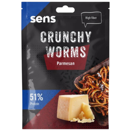 Viermi comestibili Sens Kořenění červíci - Parmazan 12 g