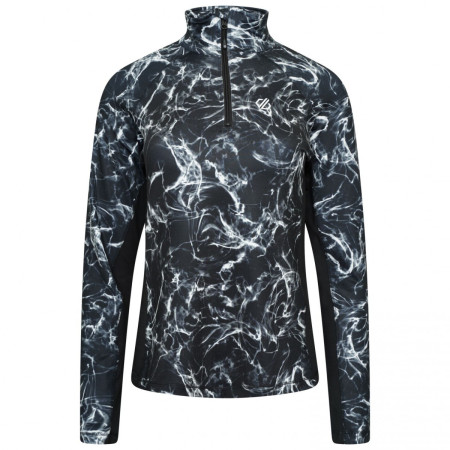 Hanorac femei Dare 2b Divulge Core Stretch negru BlackMarbleFlow