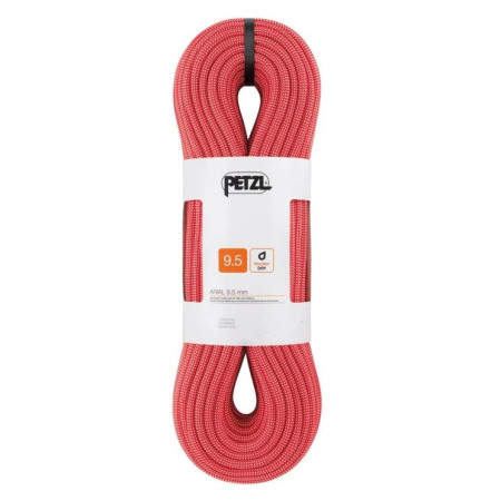 Coardă de alpinism Petzl Arial 9,5 mm 80m roșu