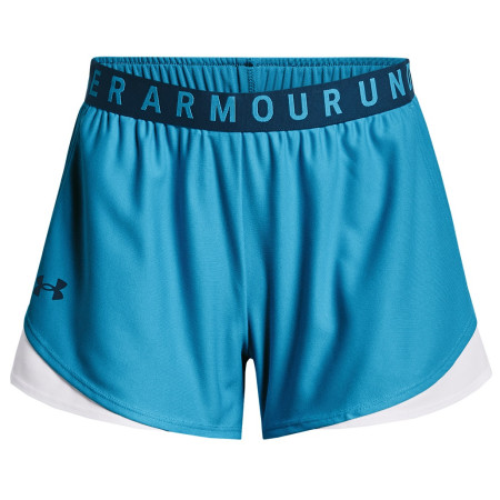 Pantaloni scurți femei Under Armour Play Up Shorts 3.0 albastru deschis Capri/White/Petrol Blue