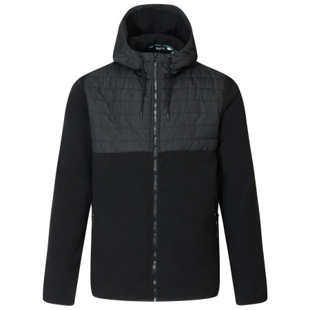 Geacă hibridă bărbați Regatta Frankie Borg Hybrid negru Black/Black
