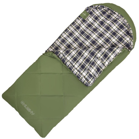 Sac de dormit expus Husky Kids Galy -5°C - Vystavené verde Green