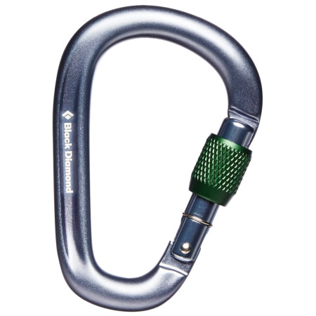 Carabinieră Black Diamond Pearlock Screwgate gri gray