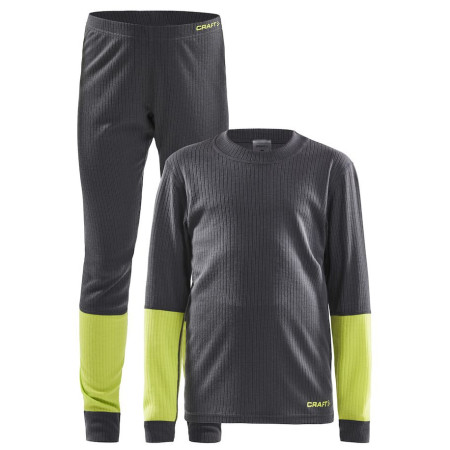 Set copii Craft Baselayer JR gri/verde