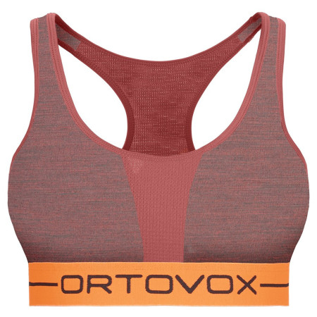 Sutien sportiv Ortovox 185 Rock'n'Wool Sport Top roșu