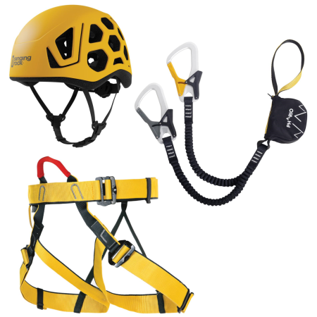 Set pentru Via Ferrata Singing Rock Packet Ferrata galben yellow