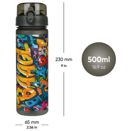 Sticlă copii Baagl Sticlă Tritan 500 ml