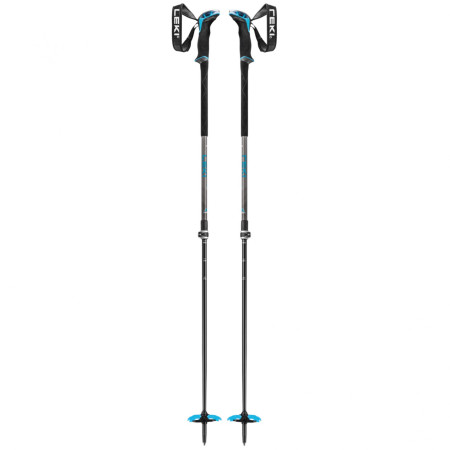 Bețe de schi alpinism Leki Guide Lite 2 negru/albastru