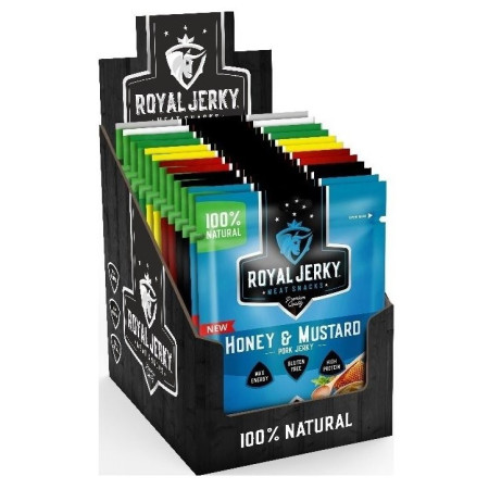 Carne uscată Royal Jerky Mix všech 7 příchutí 12x22g