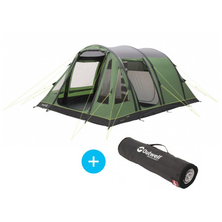 Set cort Outwell Woodworth 500 + Covor Fleece Carpet