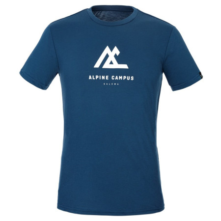Tricou bărbați Salewa M Geometric S/S Tee albastru închis