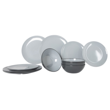 Set vase Gimex Tableware grey 12 pcs