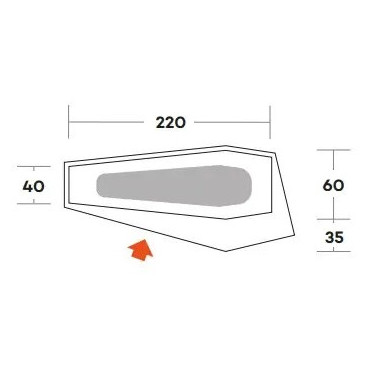 Cort turistic Ferrino Piuma 1