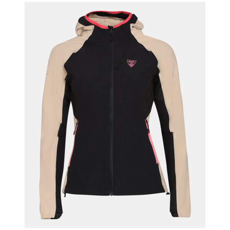Geacă softshell pentru femei Kilpi Baleo-W negru/bej BEG