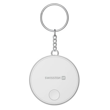 Dispozitiv de urmărire Swissten FindTag GPS Locator (with Apple Find My function) alb