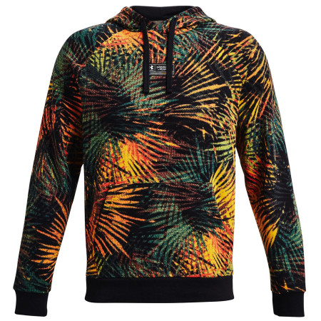 Hanorac bărbați Under Armour Rival Flc Sport Palm HD portocaliu/gri