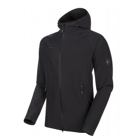 Geacă bărbați Mammut Macun SO Hooded Jck. M negru