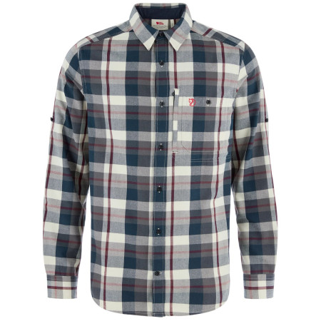 Cămașă bărbați Fjällräven Fjällglim Regular Shirt M albastru Dark Navy-Chalk White