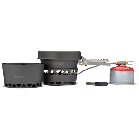Set pentru gătit Primus Primetech Stove Set II 2x1.3 L w. pan