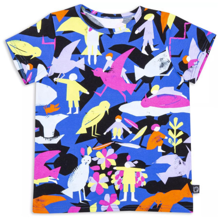 Tricou copii Wouki Bara Magenta