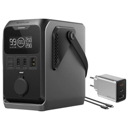 Stație de încărcare EcoFlow Trail 300 negru/gri šedivá, černá