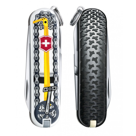 Kapesní nůž Victorinox Classic LE Bike Ride negru/galben