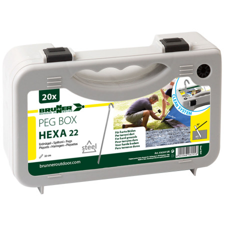 Set de cuie Brunner Peg Box Hexa 22