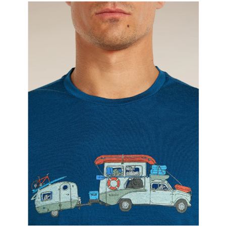 Tricou funcțional bărbați Icebreaker Men Merino 150 Tech Lite SS Tee Transportage