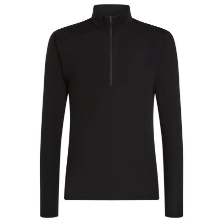Tricou funcțional bărbați Icebreaker M 175 Everyday LS Half Zip negru Black