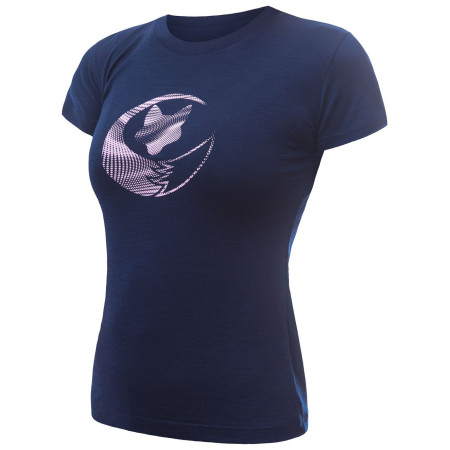 Tricou femei Sensor Merino Active Pt Fox albastru închis