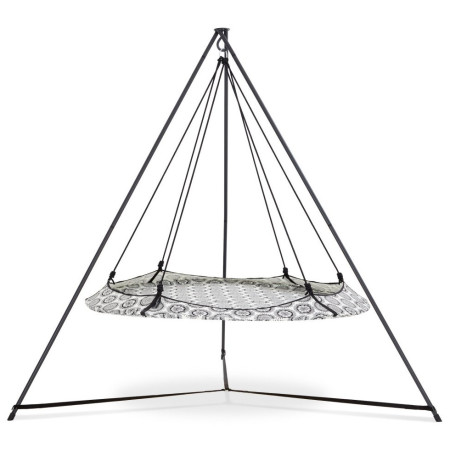 Balansoar suspendat Hamaka.eu Hangout Pod SET negru/alb