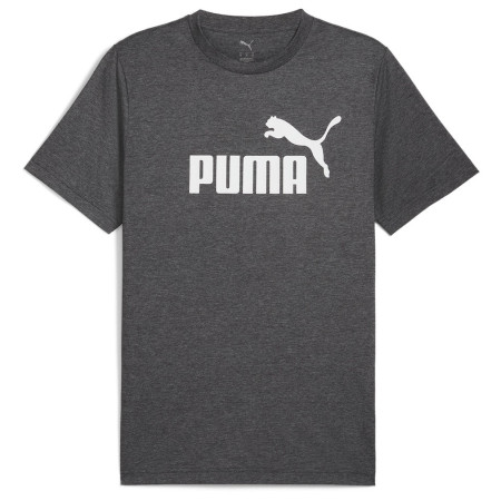 Tricou bărbați Puma Ess No. 1 Logo Heather Tee negru PUMA Black