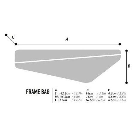 Geantă cadru biciletă WOHO X-TOURING Diamond CyberCam černá L