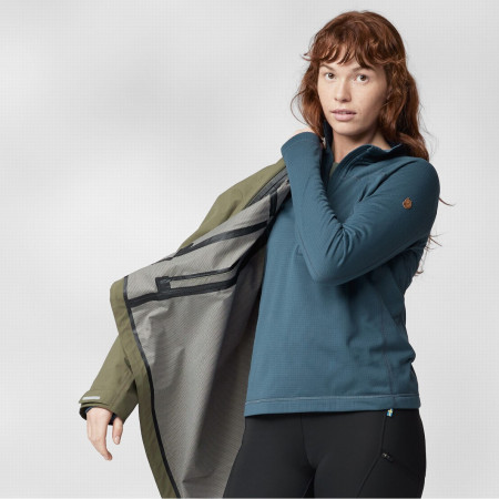 Hanorac femei Fjällräven Abisko Lite Fleece Half Zip W