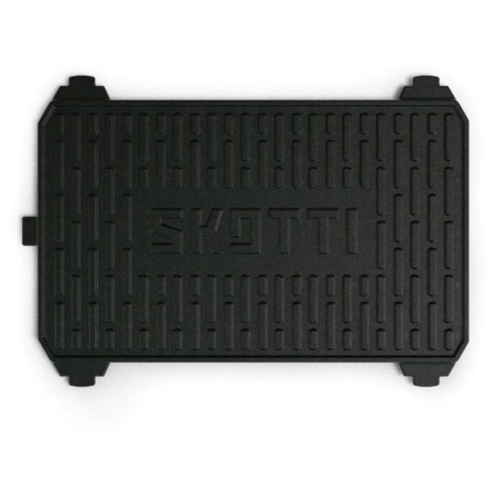 Accesoriu pentru grătar SKOTTI Oboustranný litinový tál Kast negru černá