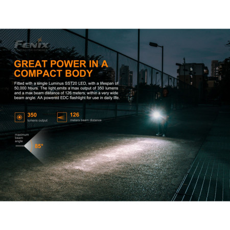 Lanternă Fenix E20 XP-E2 350 lmn