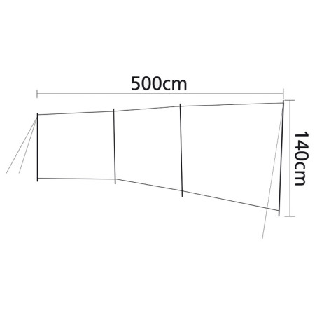 Perete de cort Bo-Camp Brendan - 2 díly