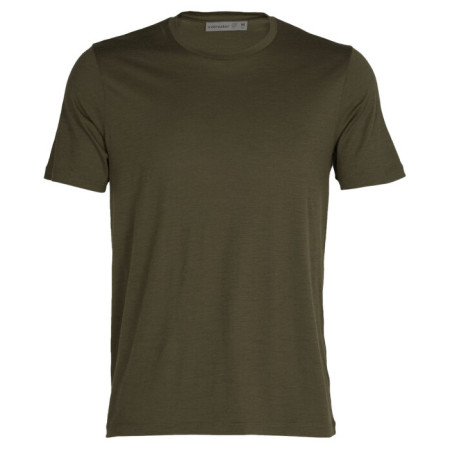 Tricou funcțional bărbați Icebreaker Men Merino Core SS Tee verde Loden