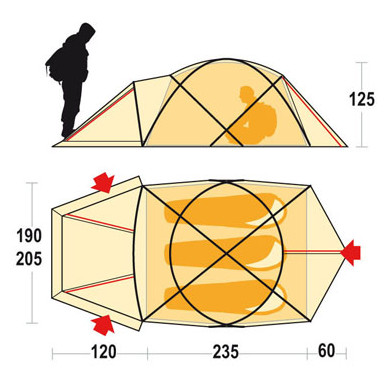 Cort Ferrino Snowbound 3