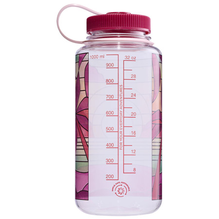 Sticlă Nalgene Wide Mouth 1l Clear Stained Glass
