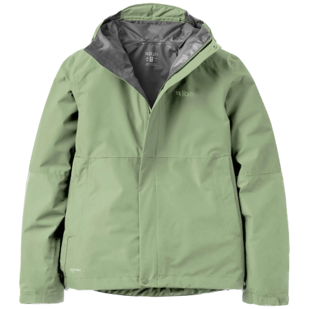 Geacă femei Rab Downpour Jacket Wmns verde