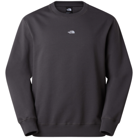 Hanorac The North Face U Essential Light Relaxed Crew negru ANTHRACITE GREY