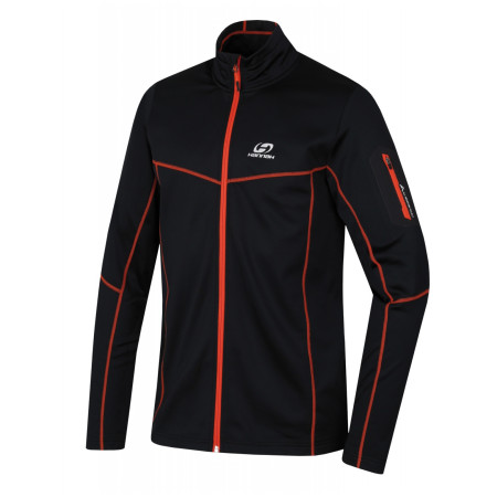 Hanorac bărbați Hannah Tiller negru Anthracite(Orange)