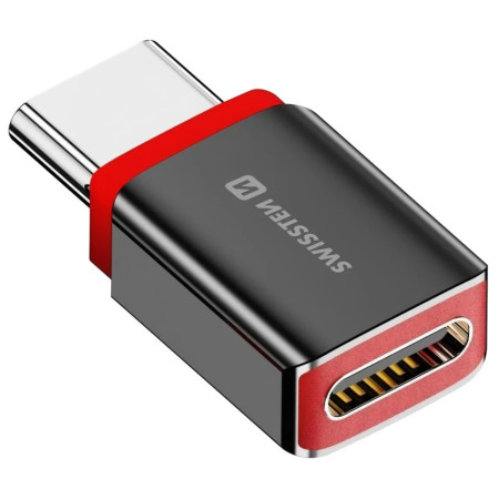 Adaptor Swissten Dataguard With Data Blocking USB-C (Male) / USB-C (Female)